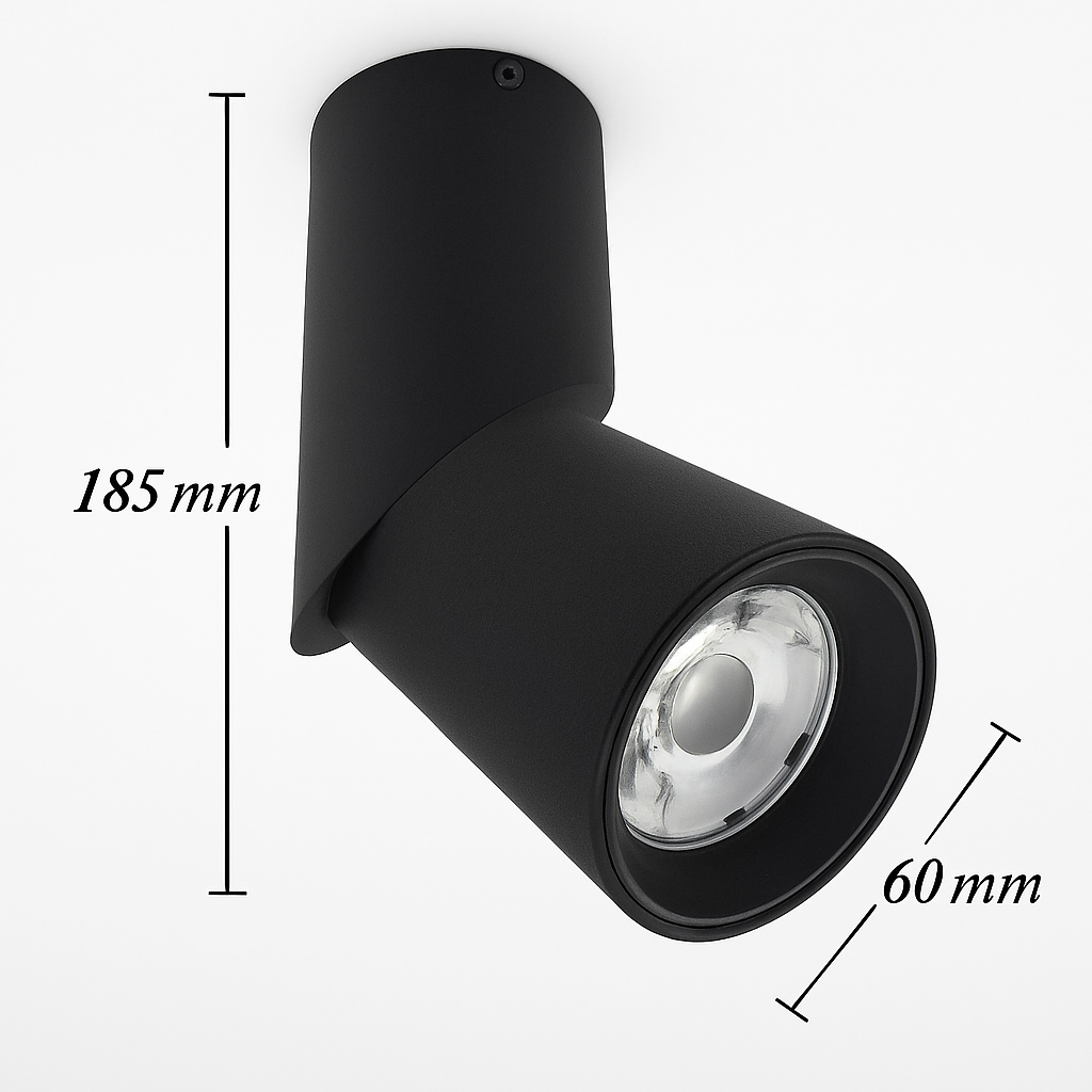 Dimmable rotating LED spotlights for indoor lighting - vue 10 sur 10
