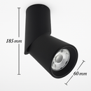Dimmable rotating LED spotlights for indoor lighting