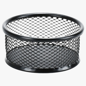 mesh desk holders for paper clips and storage