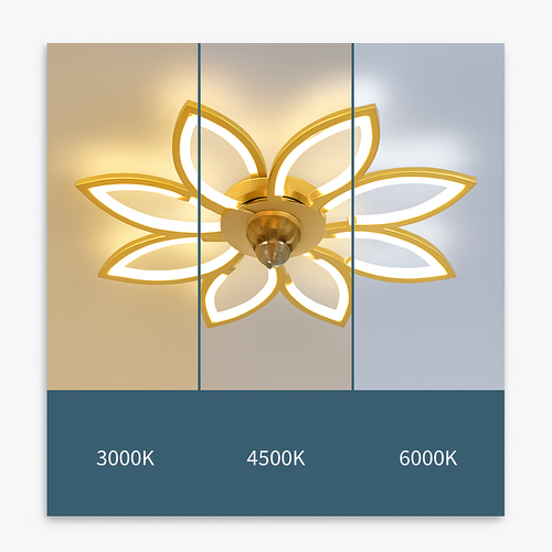 Pendant ceiling light with remote control for modern home lighting - vue 6 sur 18