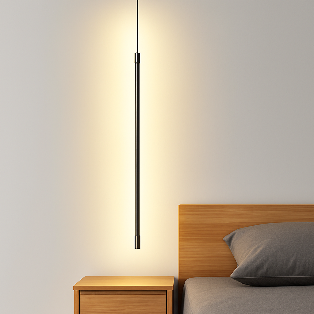 Designer LED strip pendant light - vue 9 sur 9
