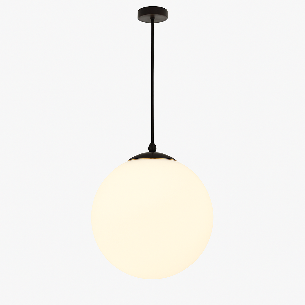 Modern creative personality glass ball pendant light