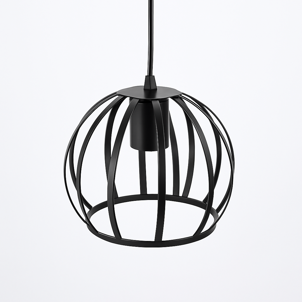 Drop cage ball pendant light - vue 3 sur 5
