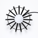 Drop cage ball pendant light