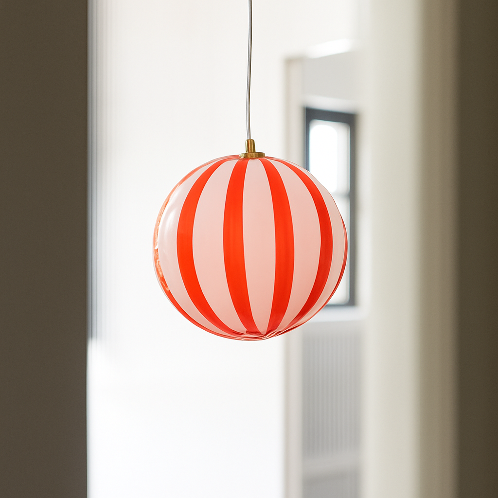 Creative macaron-shaped pendant light for children's room decor
