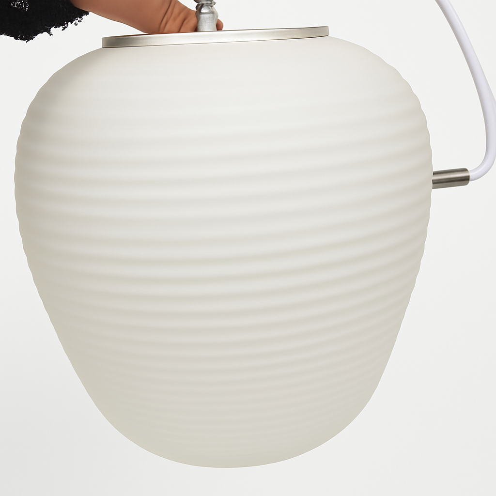 Creative glass pendant light for modern interior decor - vue 6 sur 9