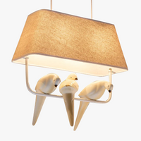 Decorative bird-shaped pendant light for modern interiors