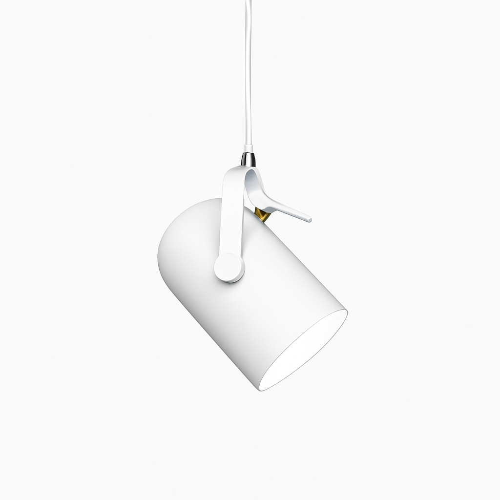 Coloured aluminium pendant spotlight - vue 5 sur 9