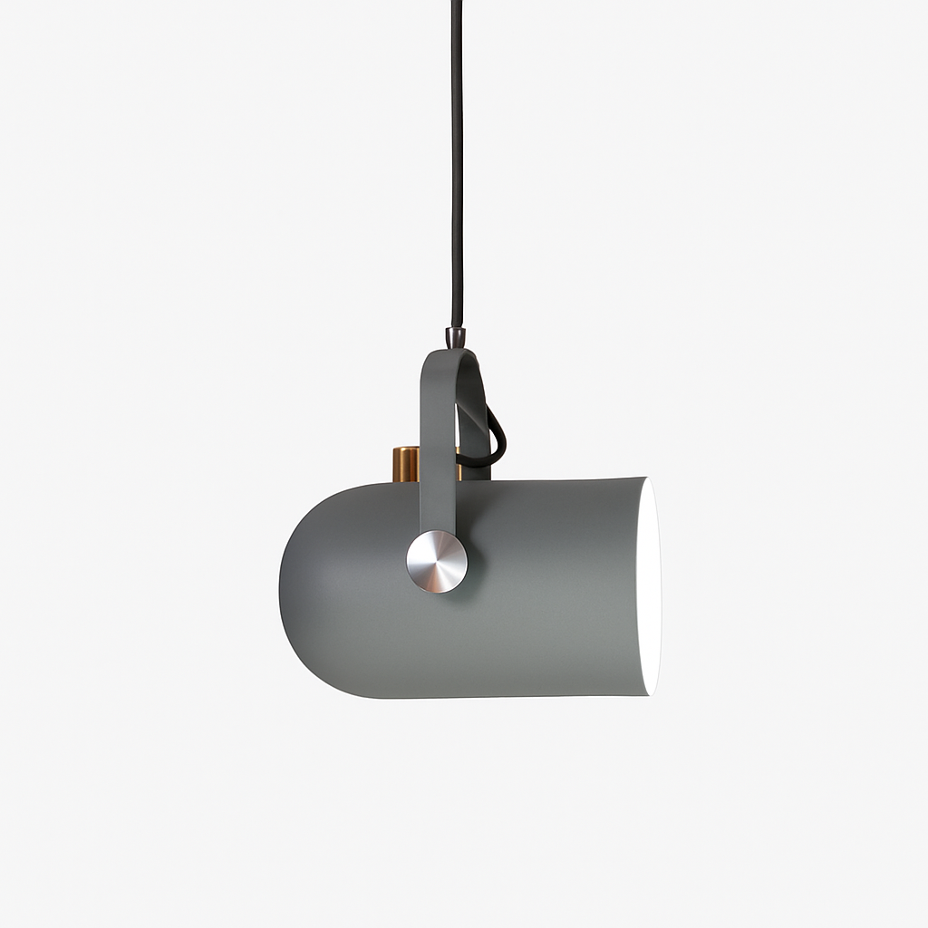 Coloured aluminium pendant spotlight - vue 6 sur 9