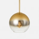 Loft amber glass ball design pendant light
