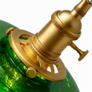Minimalist Japanese green glass pendant light