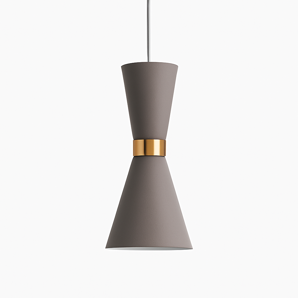 LED aluminium designer pendant light Funnel - vue 12 sur 16