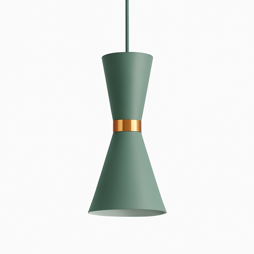 LED aluminium designer pendant light Funnel - vue 17 sur 16