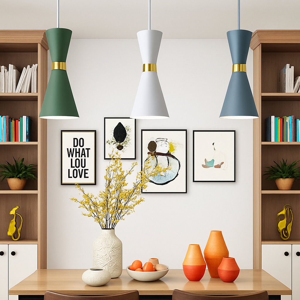 LED aluminium designer pendant light Funnel - vue 9 sur 16