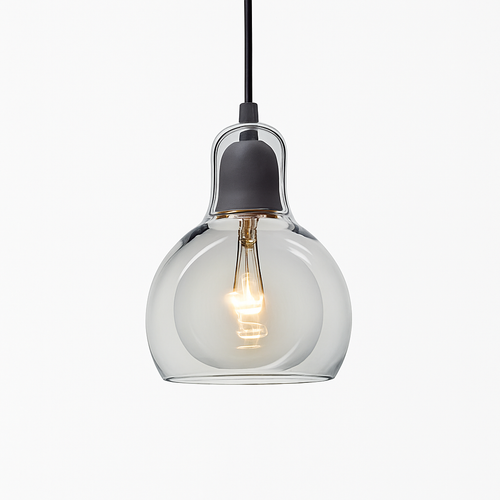 Loft glass LED pendant light - vue 6 sur 6