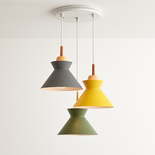 Suspension design moderne à LED de couleur Lampes - vue 22 sur 21