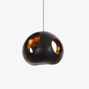 Aldo round black designer pendant light