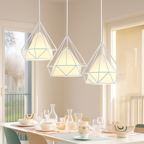 Scandinavian design Birdcage pendant light - vue 5 sur 7