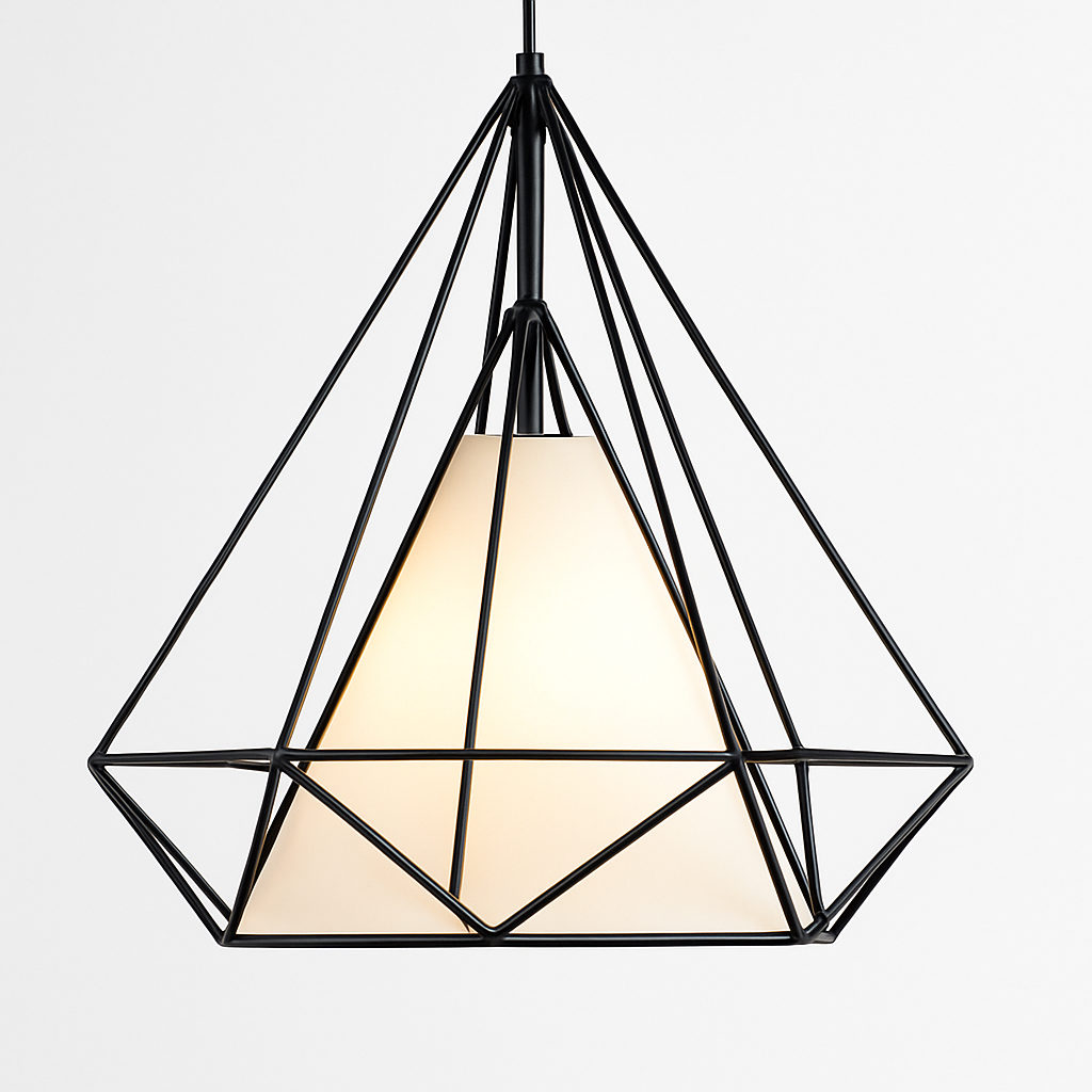 Scandinavian design Birdcage pendant light - vue 7 sur 7