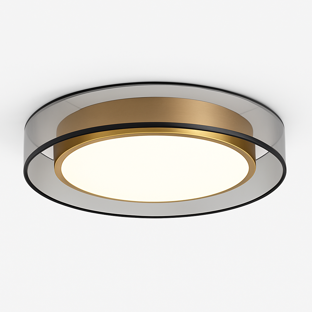 Post-modern copper pendant luxury decorative light nordic minimalist style