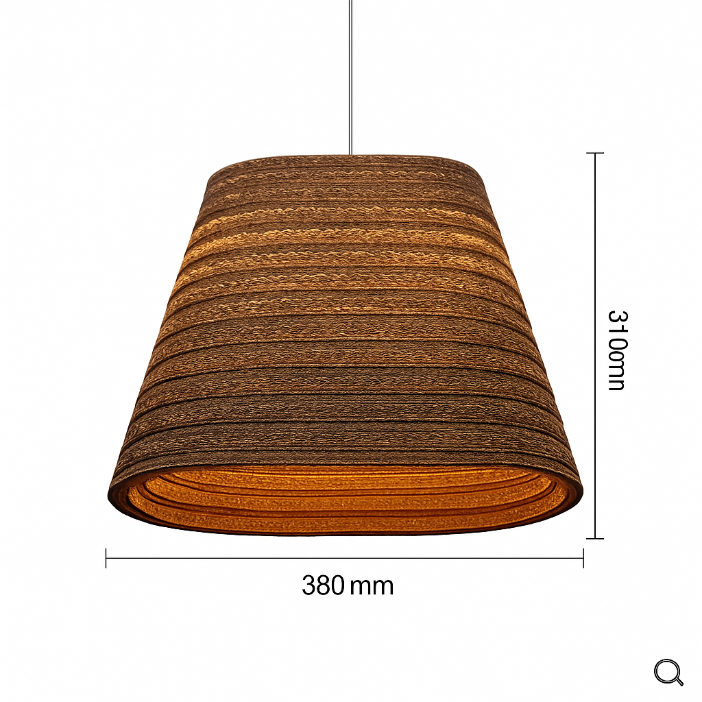 Paper pendant light (various shapes) - vue 15 sur 17