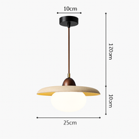 Japanese travertine pendant light