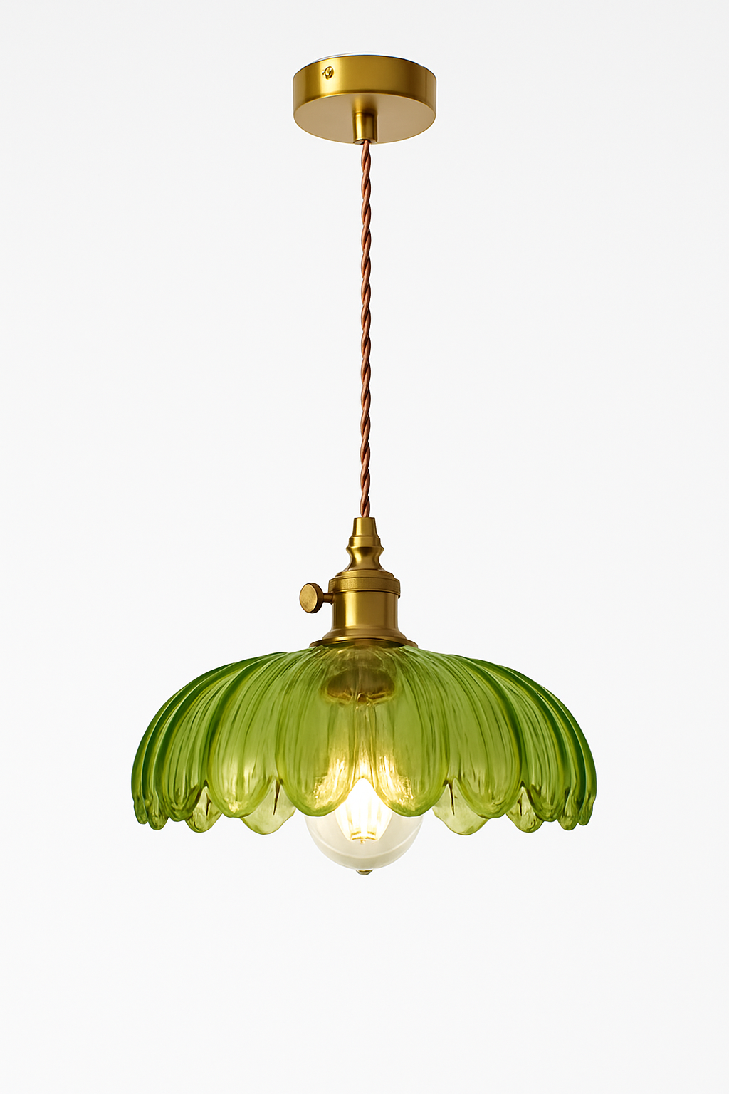 Scandinavian glass pendant light for modern decor - vue 13 sur 23
