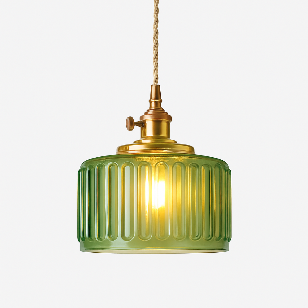 Scandinavian glass pendant light for modern decor - vue 15 sur 23