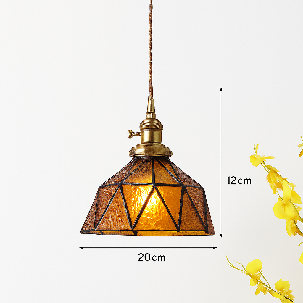 Scandinavian glass pendant light for modern decor - vue 17 sur 23