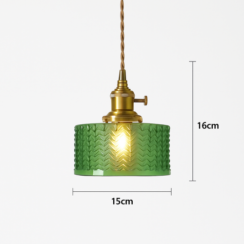 Scandinavian glass pendant light for modern decor - vue 19 sur 23