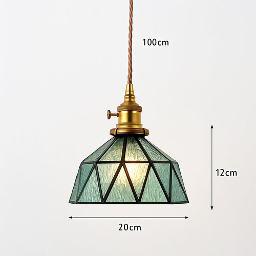 Scandinavian glass pendant light for modern decor - vue 21 sur 23