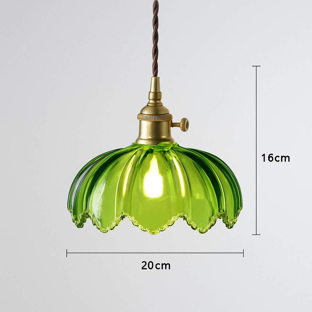 Scandinavian glass pendant light for modern decor - vue 22 sur 23