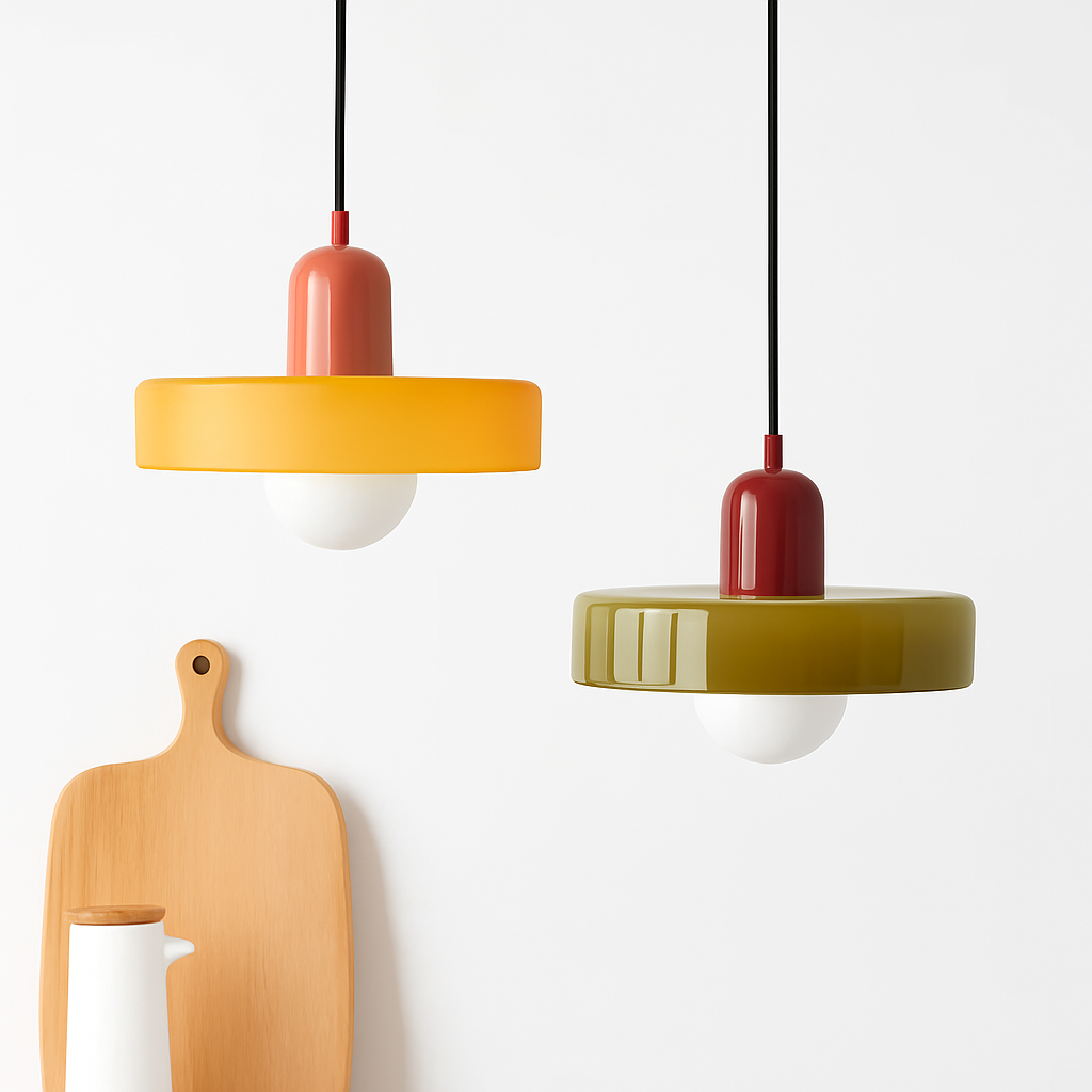 Stained glass pendant light for restaurant, living room, kitchen, hallway, entrance, G9 base