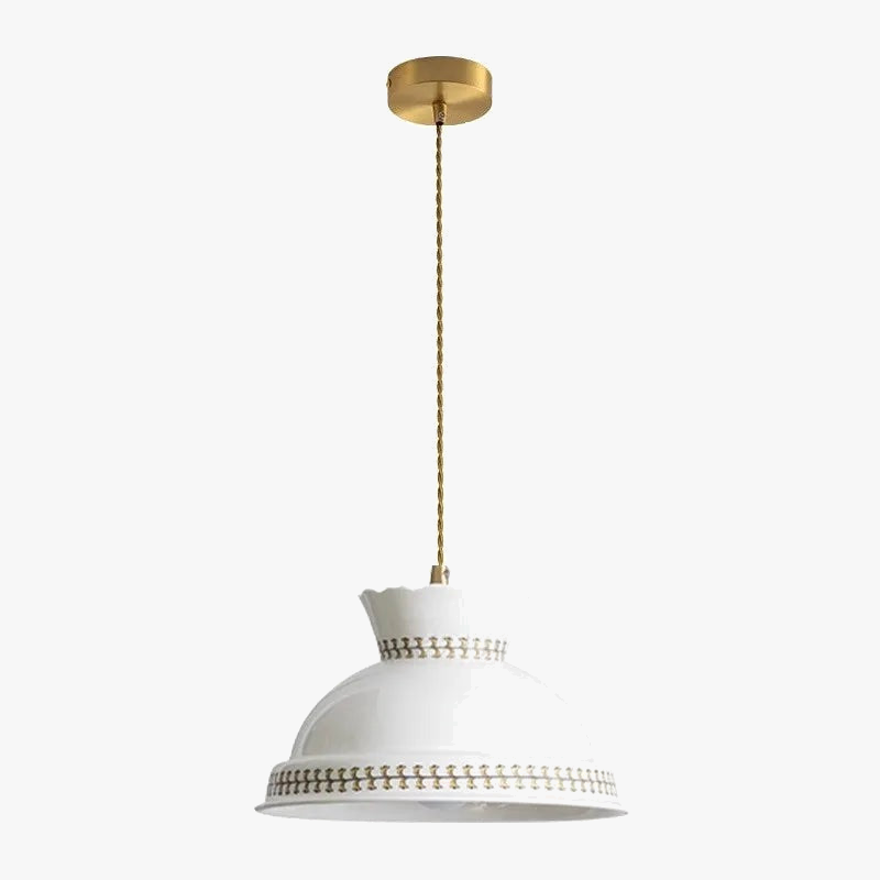 Modern ceramic flower pendant light