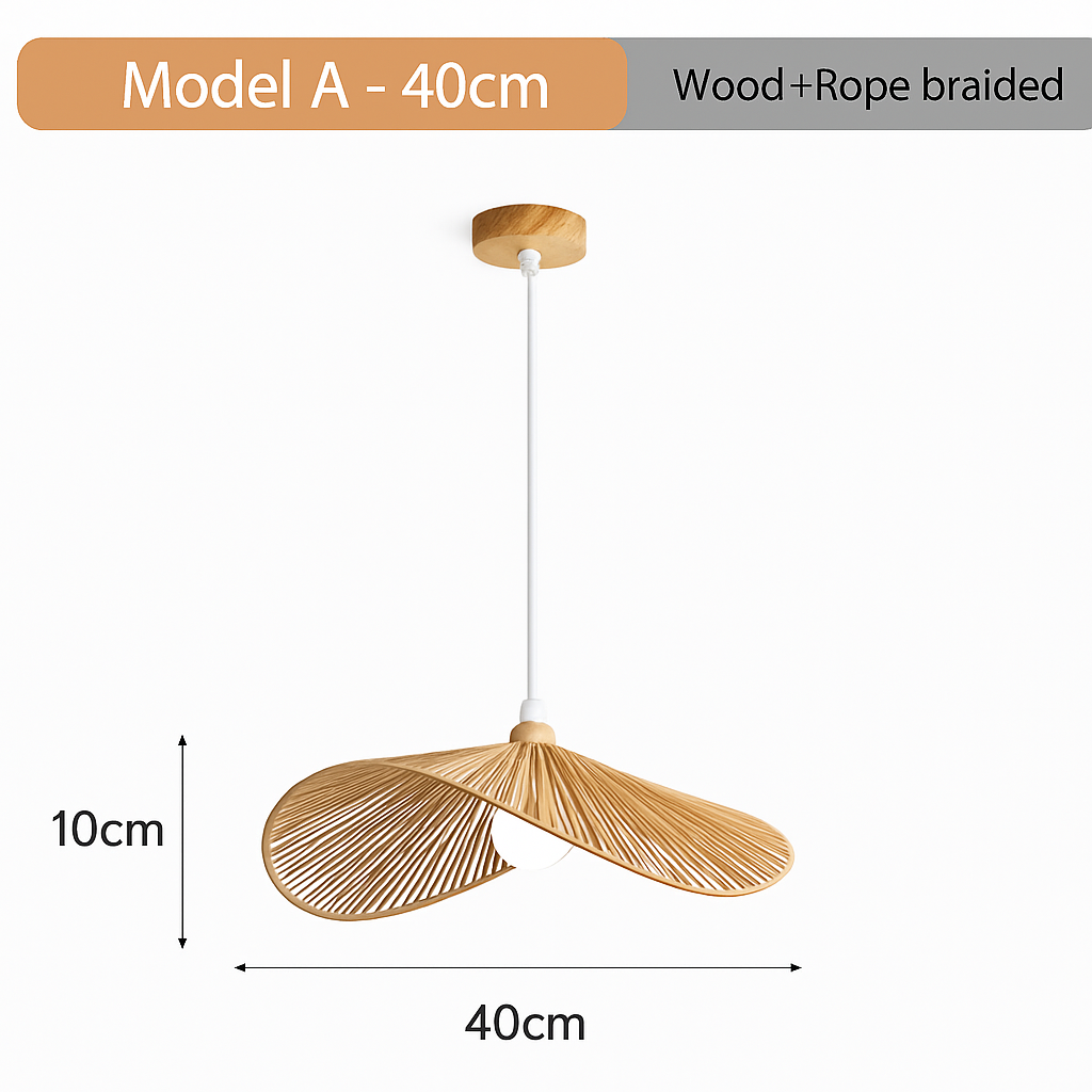 Japanese handmade pendant light