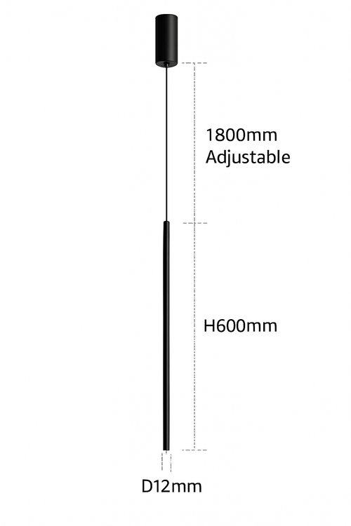 Minimalist LED pendant light for restaurant or bar - vue 15 sur 14