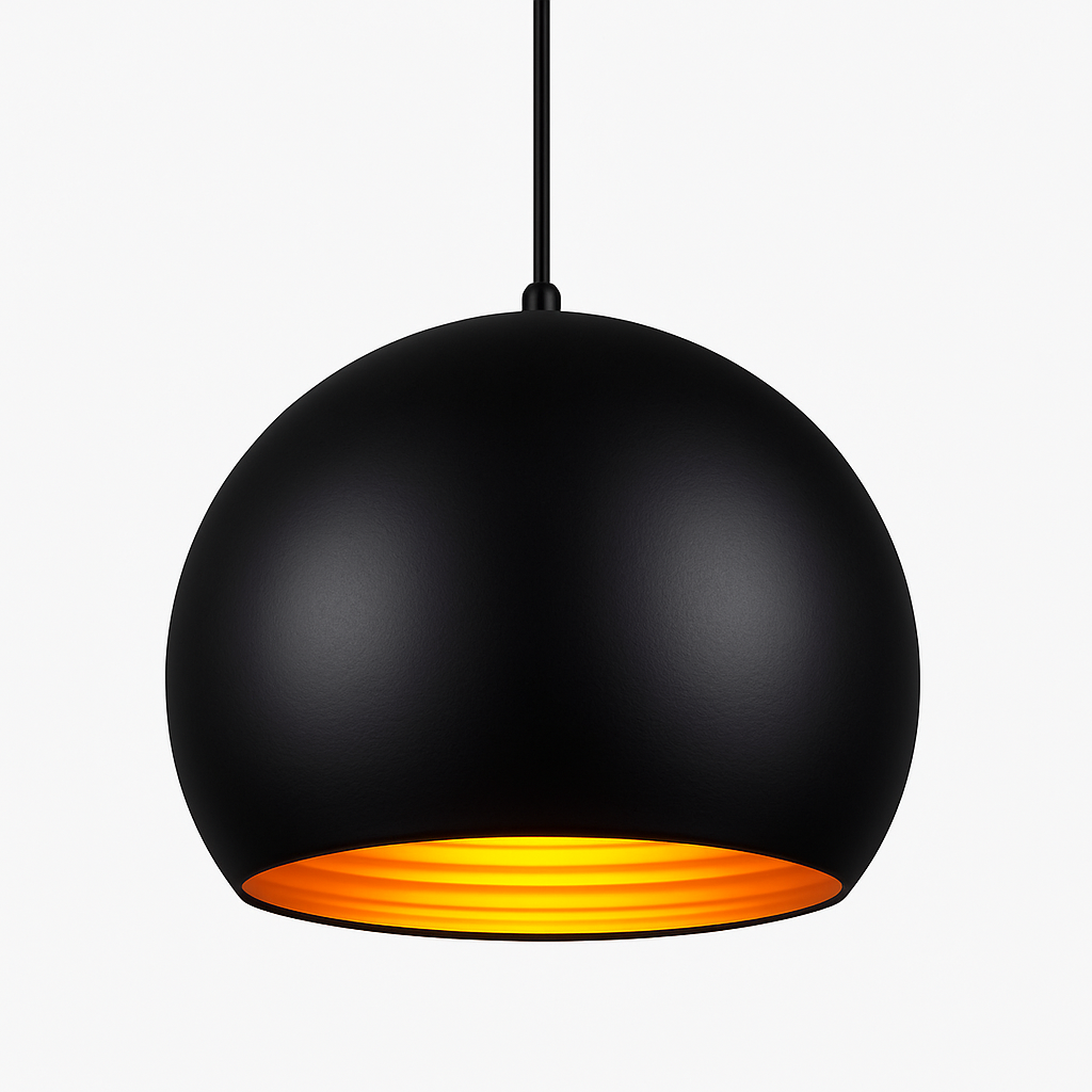 Modern colourful LED globe pendant light