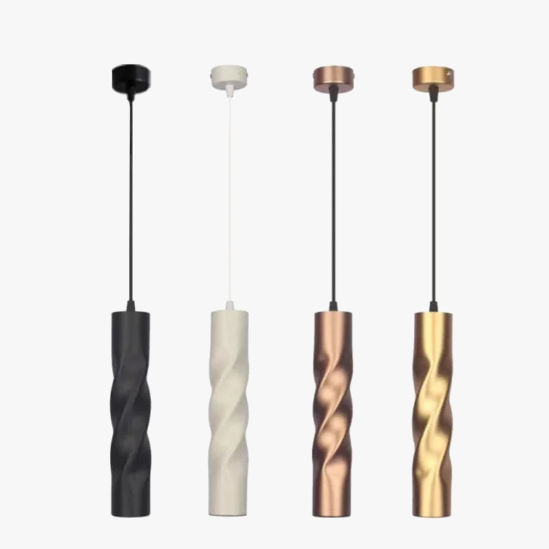 Dimmable cylindrical LED pendant light for interior decoration