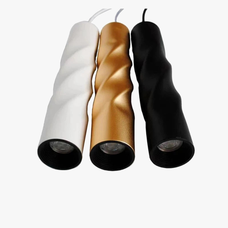 Dimmable cylindrical LED pendant light for interior decoration