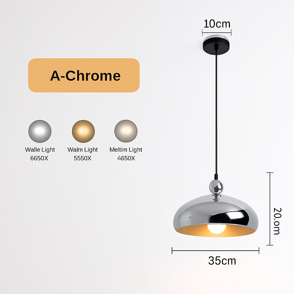 Modern LED indoor pendant light