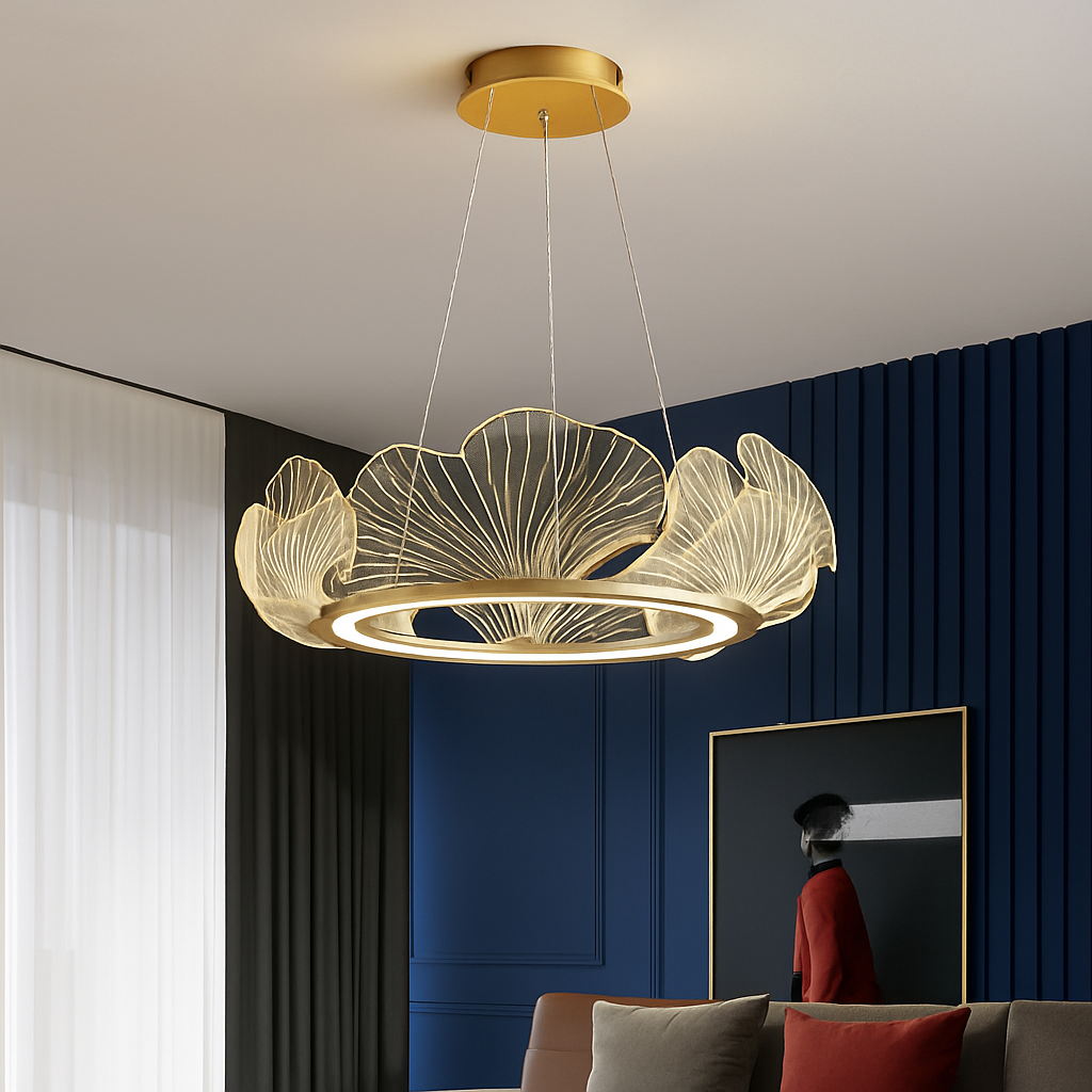 Modern decorative acrylic LED pendant light