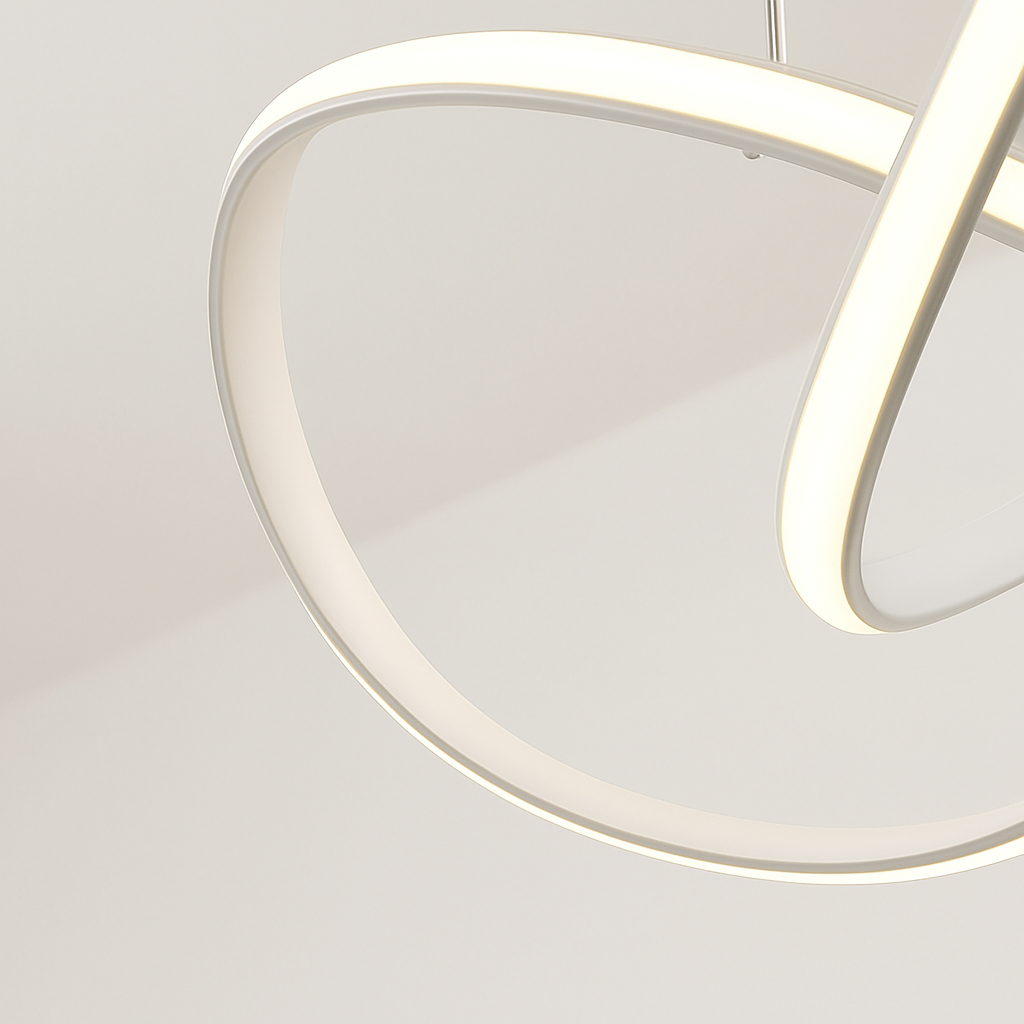 Modern decorative aluminium LED pendant light new collection - vue 5 sur 9