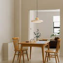 Retro decorative natural stone led pendant light