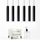 Led tube cylinder pendant light