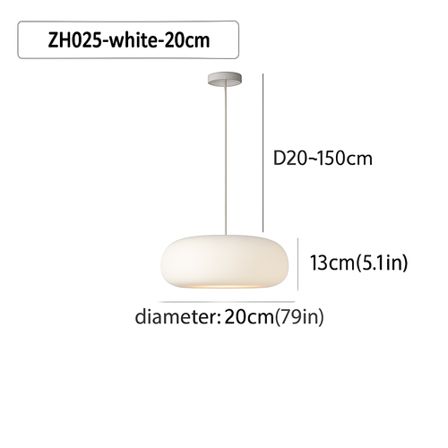 Modern LED pendant light for decorative indoor lighting - vue 8 sur 9