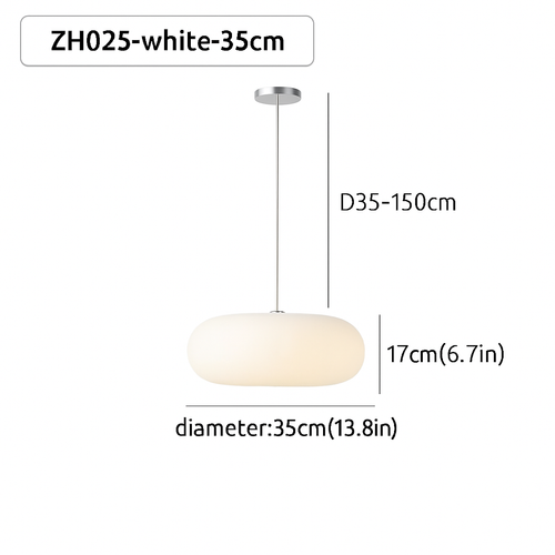 Modern LED pendant light for decorative indoor lighting