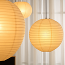 Japanese paper LED sphere pendant light