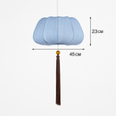 Chinese style fabric LED pendant light