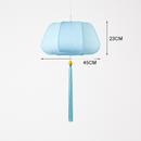 Chinese style fabric LED pendant light