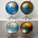 high-end 3d globe light pendant light teacher gift
